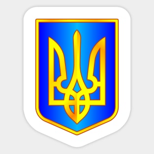 Ukraine trident Sticker